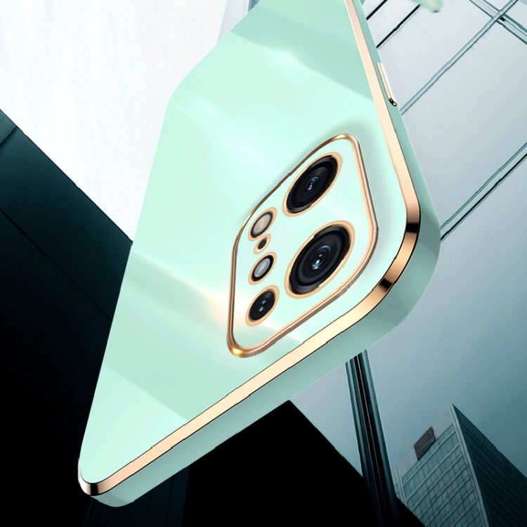 For OPPO Find X5 Pro XINLI Straight Edge 6D Electroplate TPU Phone Case(Black) by buy2fix