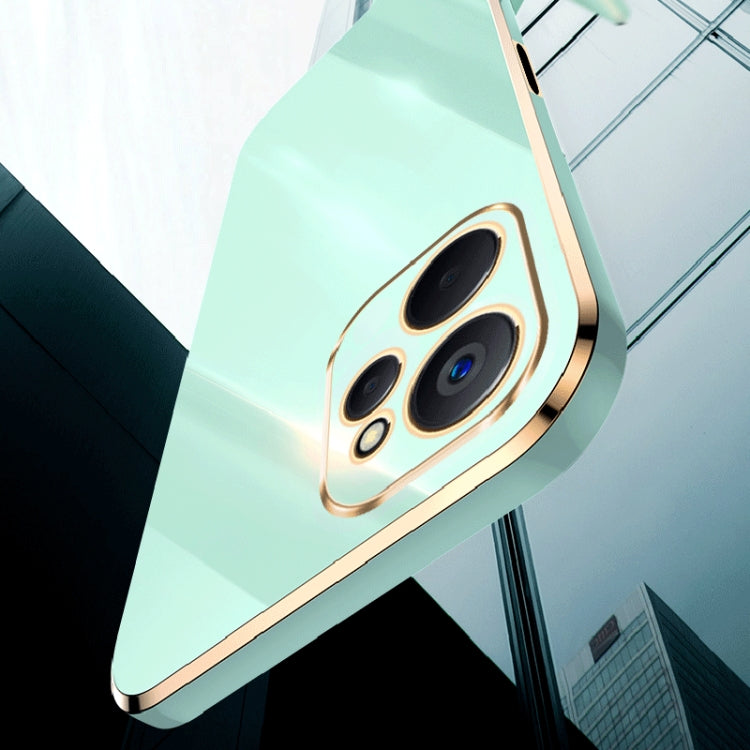 For Realme 9i 5G XINLI Straight Edge 6D Electroplate TPU Phone Case(Black) by buy2fix