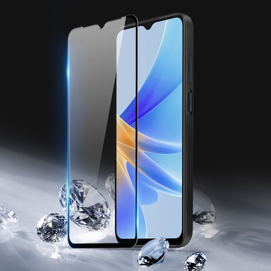 For OPPO A17 4G 10pcs DUX DUCIS 0.33mm 9H Medium Alumina HD Full Screen Tempered Glass Film by DUX DUCIS