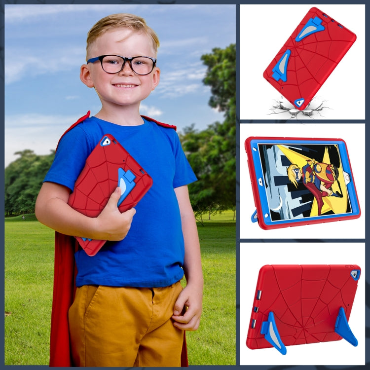 For iPad 10.2 2021 / 2020 / 2019 Silicone + PC Shockproof Protective Tablet Case(Red+Blue) - iPad 10.2 Cases by buy2fix | Online Shopping UK | buy2fix