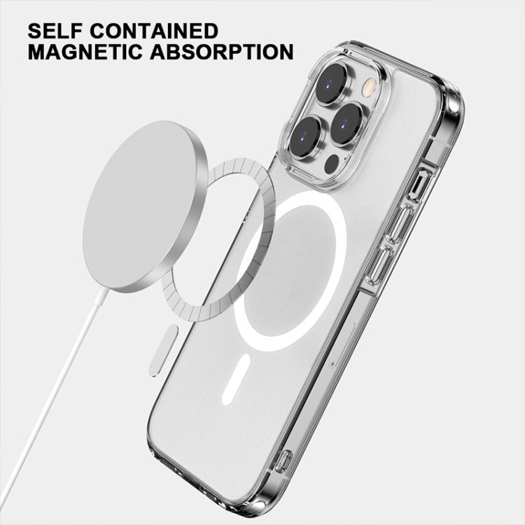 For iPhone 14 Pro Phantom TPU + PC Magsafe Phone Case(Transparent) by buy2fix