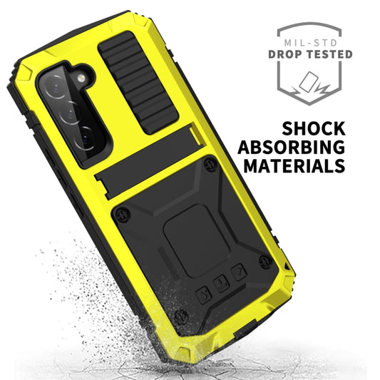 For Samsung Galaxy S23+ 5G R-JUST Life Waterproof Dustproof Shockproof Phone Case(Yellow) by R-JUST