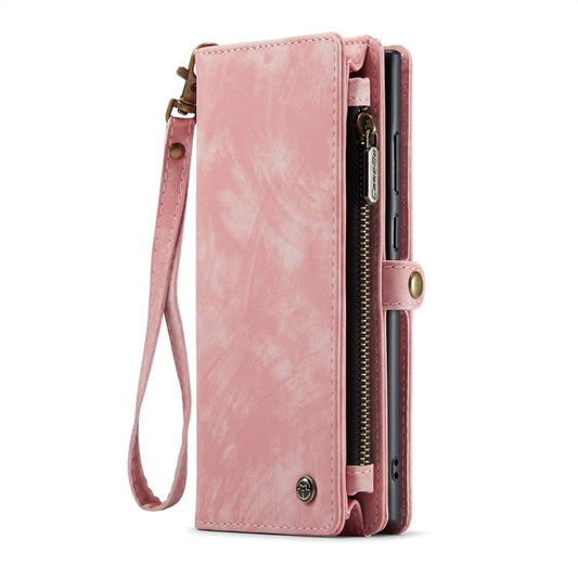 For Samsung Galaxy S23 Ultra 5G CaseMe 008 Detachable Multifunctional Leather Phone Case(Pink) by CaseMe