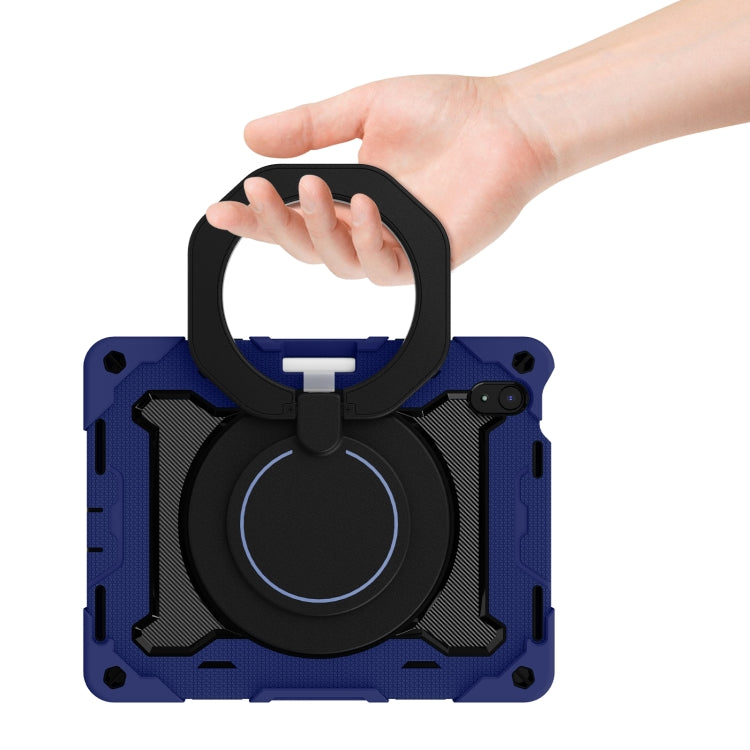 For iPad 2025 / 2022 Armor Contrast Color Silicone + PC Tablet Case(Navy Blue) - iPad 2025 / 2022 Cases by buy2fix | Online Shopping UK | buy2fix