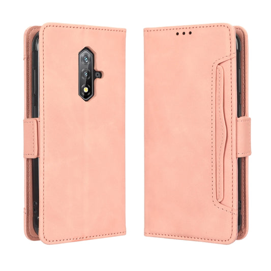 For Blackview BV5200 Skin Feel Calf Texture Card Slots Leather Phone Case(Pink) by buy2fix