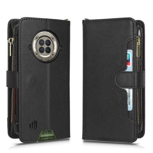 For Doogee S96 Pro Litchi Texture Zipper Leather Phone Case(Black) by buy2fix
