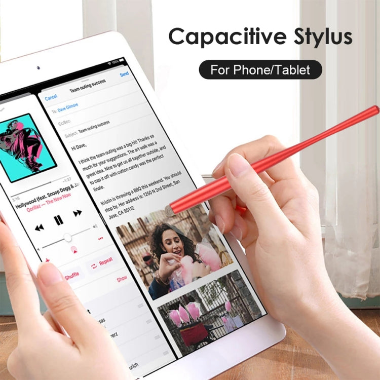 Universal Bottle Cloth Tip Stylus(Red) by buy2fix