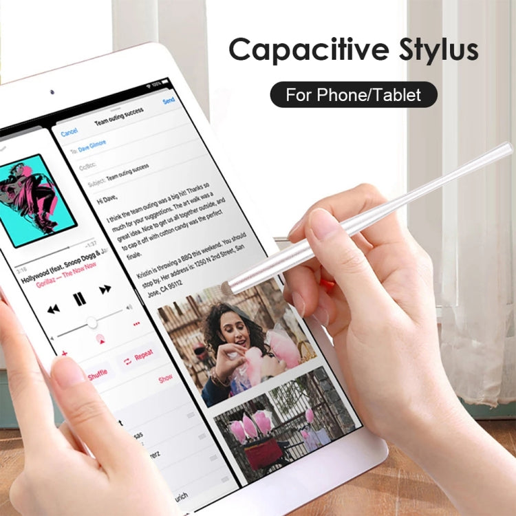 Universal Bottle Cloth Tip Stylus(Silver) by buy2fix