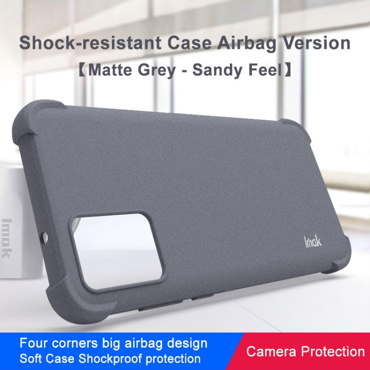 For Motorola Edge 30 Neo 5G imak Shockproof Airbag TPU Phone Case(Matte Grey) by imak