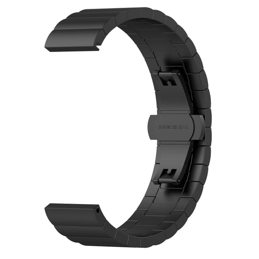 For Keep Band B4 16mm One-bead Steel Watch Band(Black) by buy2fix