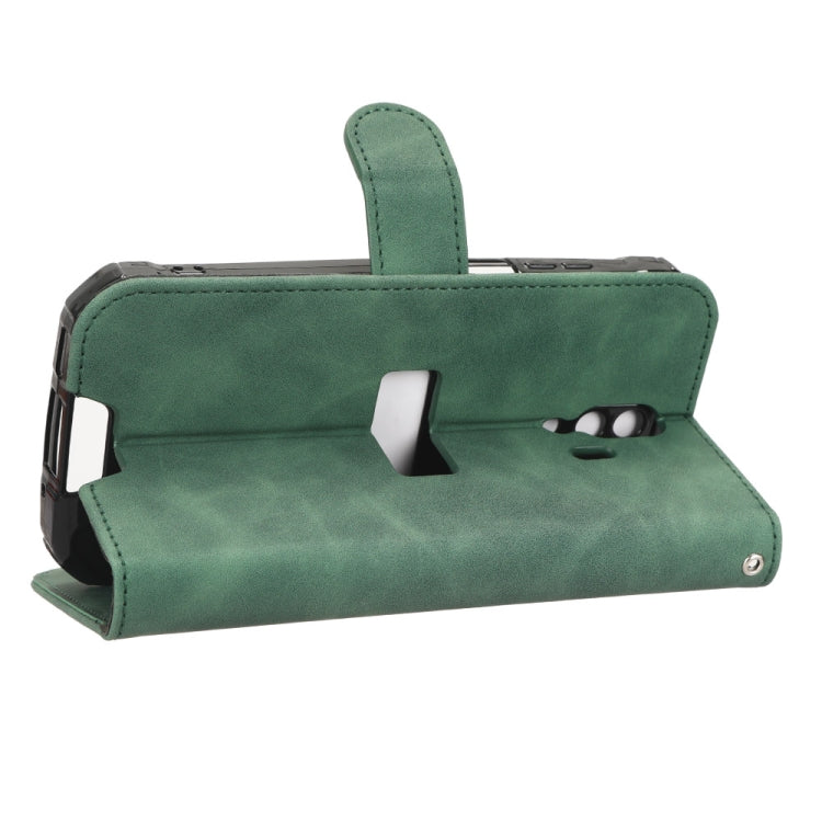 For Blackview BV7200 Skin Feel Magnetic Flip Leather Phone Case(Green) by buy2fix