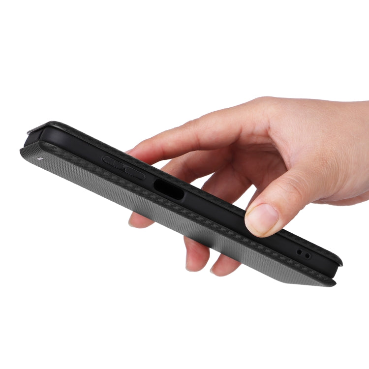For Ulefone Note 14 Carbon Fiber Texture Flip Leather Phone Case(Black) by buy2fix
