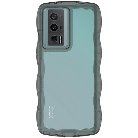 For Xiaomi Redmi K60 5G / K60 Pro 5G / Poco F5 Pro 5G IMAK UX-8 Series Transparent Shockproof TPU Phone Case(Transparent Black) by imak