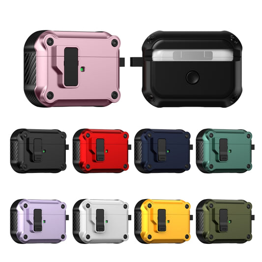 For AirPods Pro Eagle Shockproof Earphone Protective Case with Switch(Green) by buy2fix