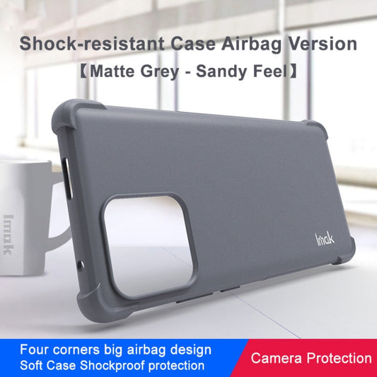 For Motorola Moto X40 5G imak Shockproof Airbag TPU Phone Case(Matte Grey) by imak