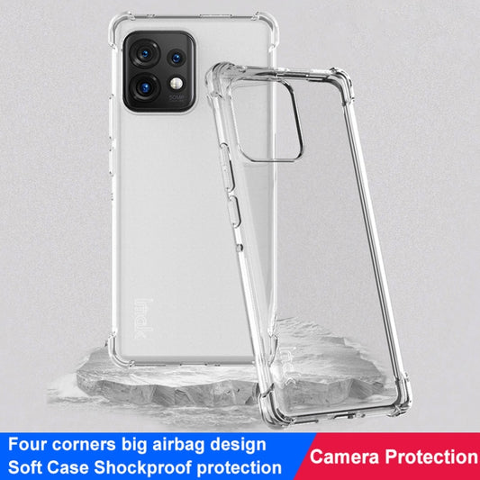 For Motorola Moto X40 5G imak Shockproof Airbag TPU Phone Case(Transparent) by imak
