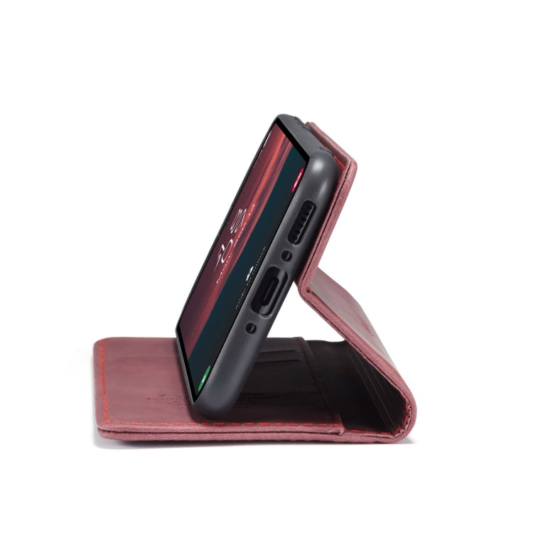 For Samsung Galaxy A54 CaseMe 013 Multifunctional Horizontal Flip Leather Phone Case(Wine Red) by CaseMe