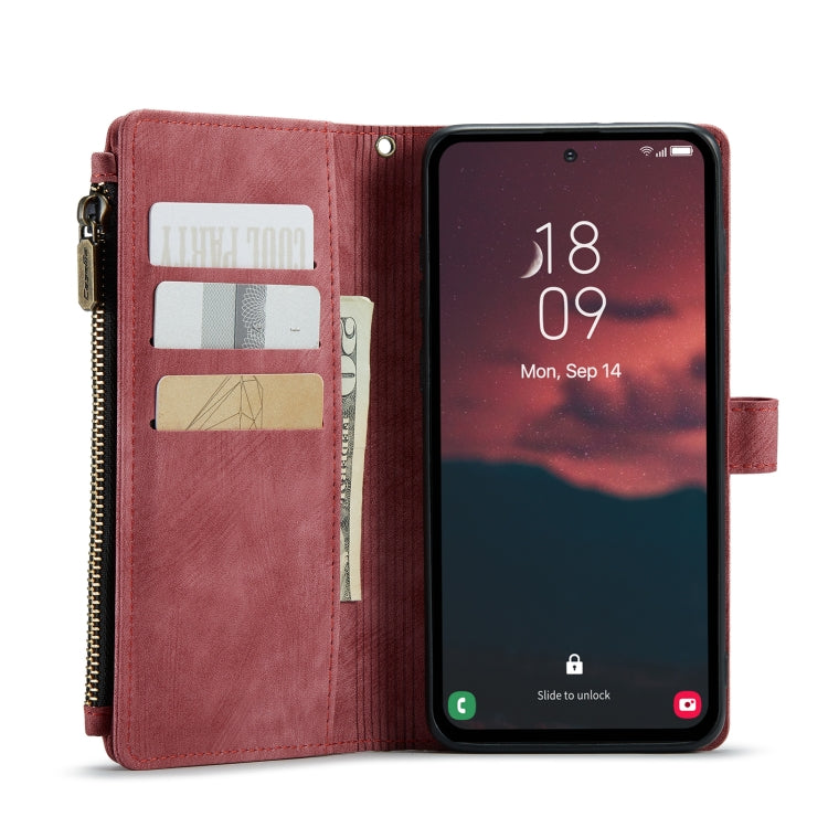 For Samsung Galaxy A54 CaseMe C30 Multifunctional Phone Leather Phone Case(Red) by CaseMe