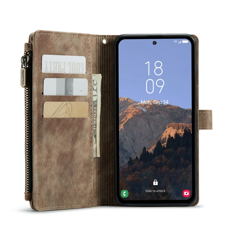 For Samsung Galaxy A54 CaseMe C30 Multifunctional Phone Leather Phone Case(Brown) by CaseMe