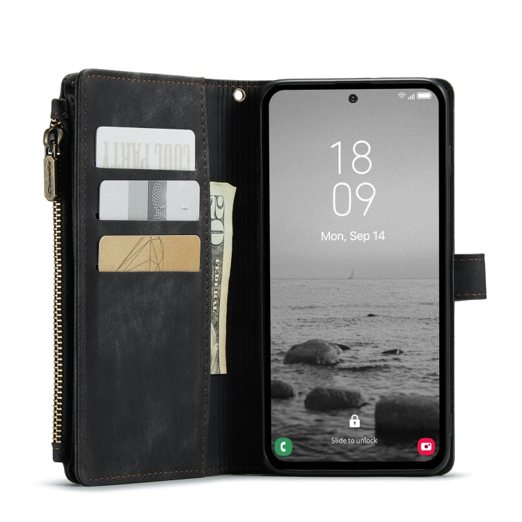 For Samsung Galaxy A54 CaseMe C30 Multifunctional Phone Leather Phone Case(Black) by CaseMe