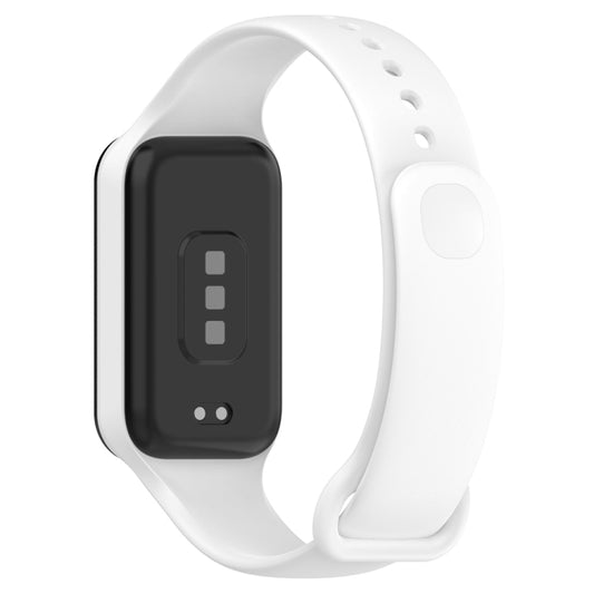 For Redmi Band 2 Solid Color Silicone Integrated Watch Band(White) by buy2fix
