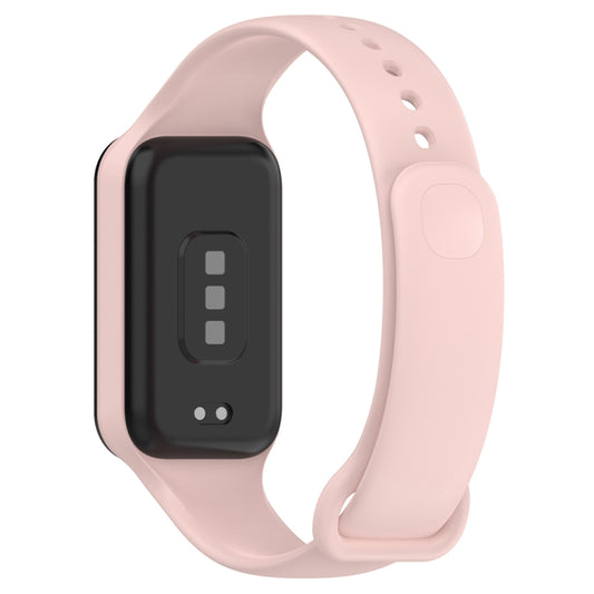 For Redmi Band 2 Solid Color Silicone Integrated Watch Band(Light Pink) by buy2fix