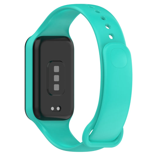 For Redmi Band 2 Solid Color Silicone Integrated Watch Band(Cyan) by buy2fix