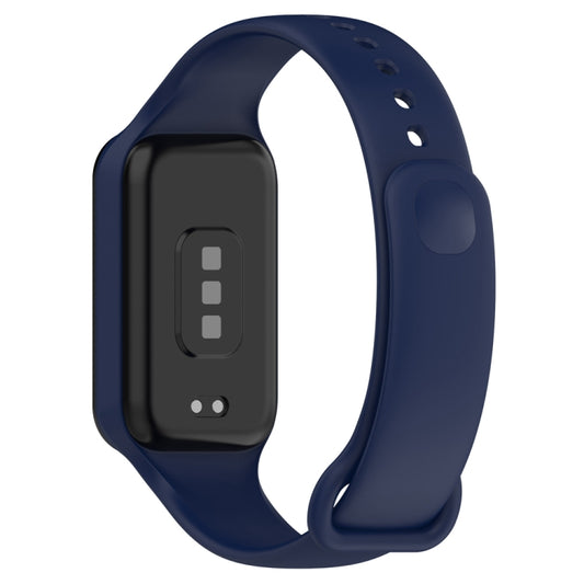 For Redmi Band 2 Solid Color Silicone Integrated Watch Band(Midnight Blue) by buy2fix