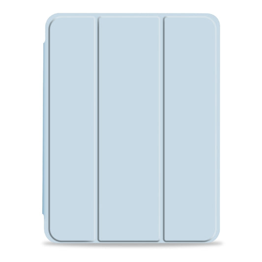 For iPad Pro 11 2022 / 2021 / 2020 3-fold Shockproof Smart Leather Tablet Case(Ice Blue) - iPad Pro 11 (2022/2021) Cases by buy2fix | Online Shopping UK | buy2fix