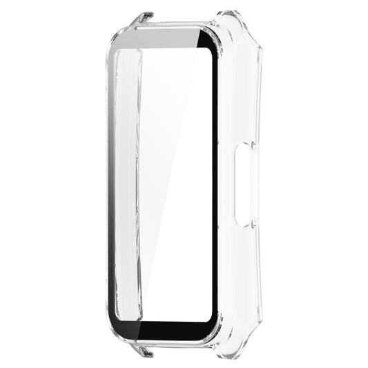 For Keep Band B5 / Band B4 PC + Tempered Film Integrated Watch Protective Case(Transparent White) by buy2fix