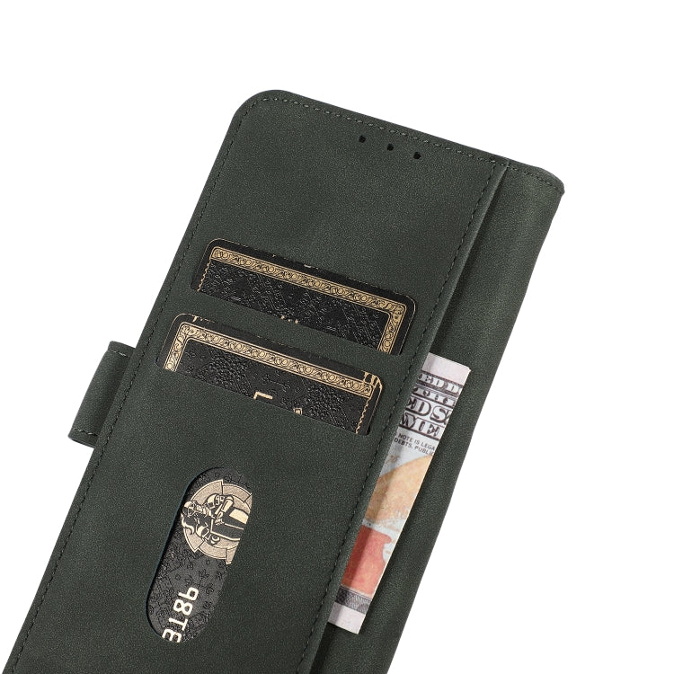 For OnePlus 11 5G KHAZNEH Matte Texture Leather Phone Case(Green) by buy2fix