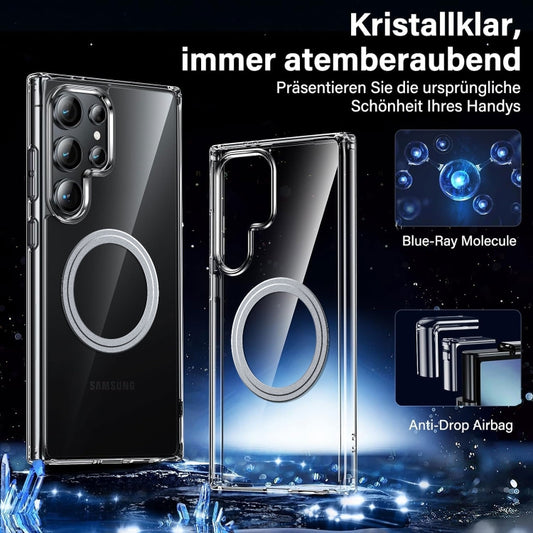 For Samsung Galaxy S24 Ultra 5G Transparent Frosted MagSafe Phone Case by buy2fix