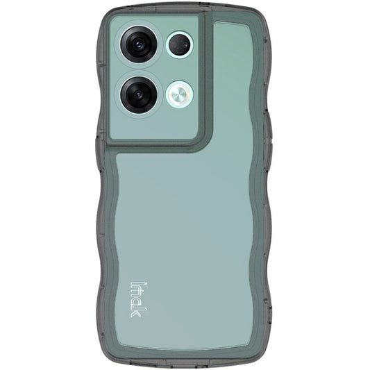 For OPPO Reno8 Pro 5G Global/Reno8 Pro+ 5G IMAK UX-8 Series TPU Phone Case(Transparent Black) by imak