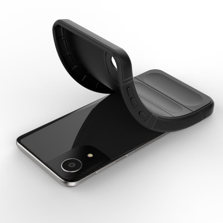 For Samsung Galaxy A03 Core 4G Magic Shield TPU + Flannel Phone Case(Purple) by buy2fix