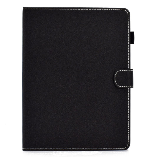For 8 inch Solid Color Tablet PC Universal Magnetic Horizontal Flip Leather Case with Card Slots & Holder(Black) - 8 inch by buy2fix | Online Shopping UK | buy2fix