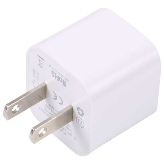20W PD USB-C/Type-C Interface Fast Charging Charger, Specification: US Plug(White) by buy2fix