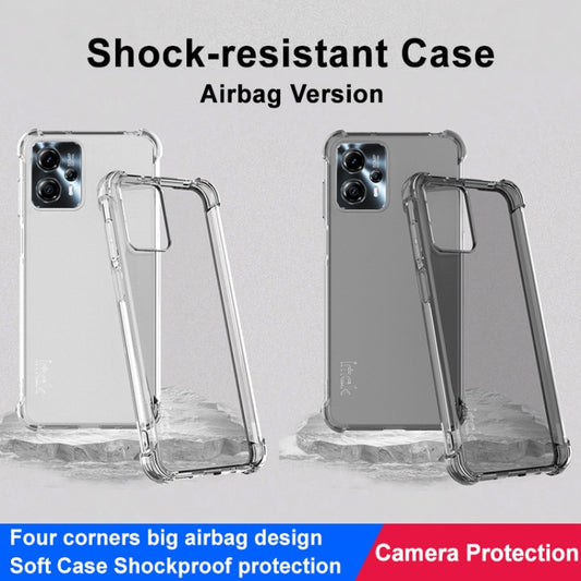 For Motorola Moto G13 4G / G23 4G imak Shockproof Airbag TPU Phone Case(Transparent) by imak