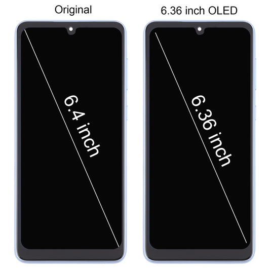 For Samsung Galaxy A33 5G SM-A336 6.36 inch OLED LCD Screen Digitizer Full Assembly with Frame (White) - LCD Screen by buy2fix | Online Shopping UK | buy2fix