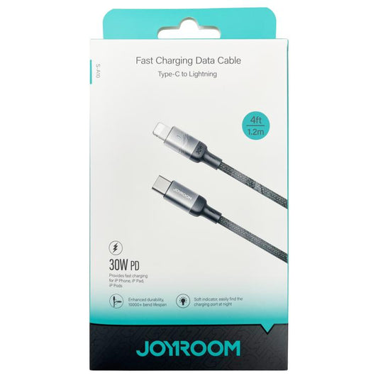 JOYROOM S-CL020A10 Extraordinary Series 30W USB-C / Type-C to 8 Pin Fast Charging Data Cable, Cable Length:1.2m(Black) by JOYROOM