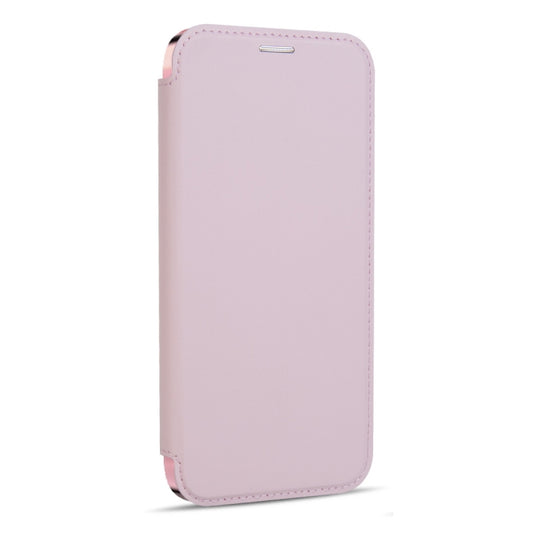 For iPhone 14 Plus MagSafe Magnetic RFID Anti-theft Leather Phone Case(Pink) by buy2fix