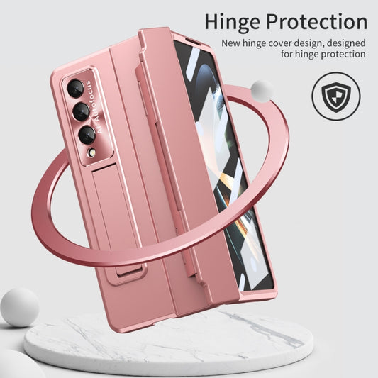 For Samsung Galaxy Z Fold3 5G Integrated Folding Phone Case with Hinge(Rose Gold) - Galaxy Phone Cases by buy2fix | Online Shopping UK | buy2fix