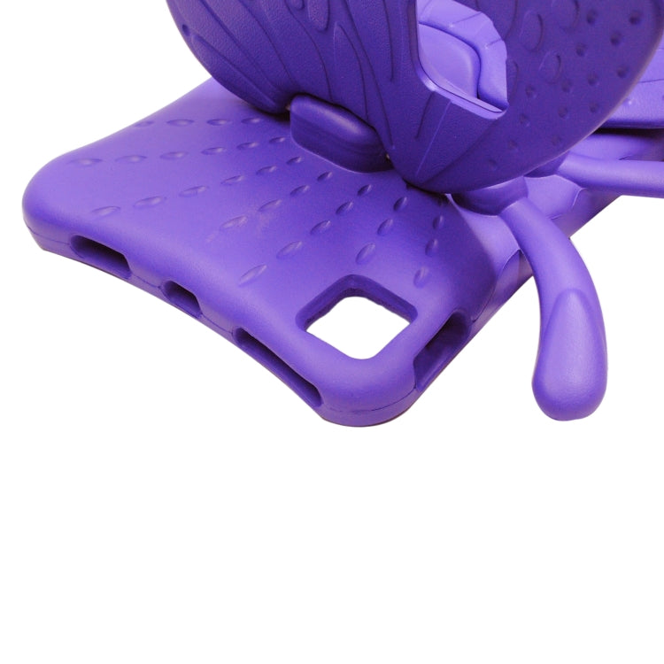 For iPad 2025 / 2022 Butterfly Bracket Style EVA Children Shockproof Tablet Protective Case(Purple) - iPad 2025 / 2022 Cases by buy2fix | Online Shopping UK | buy2fix