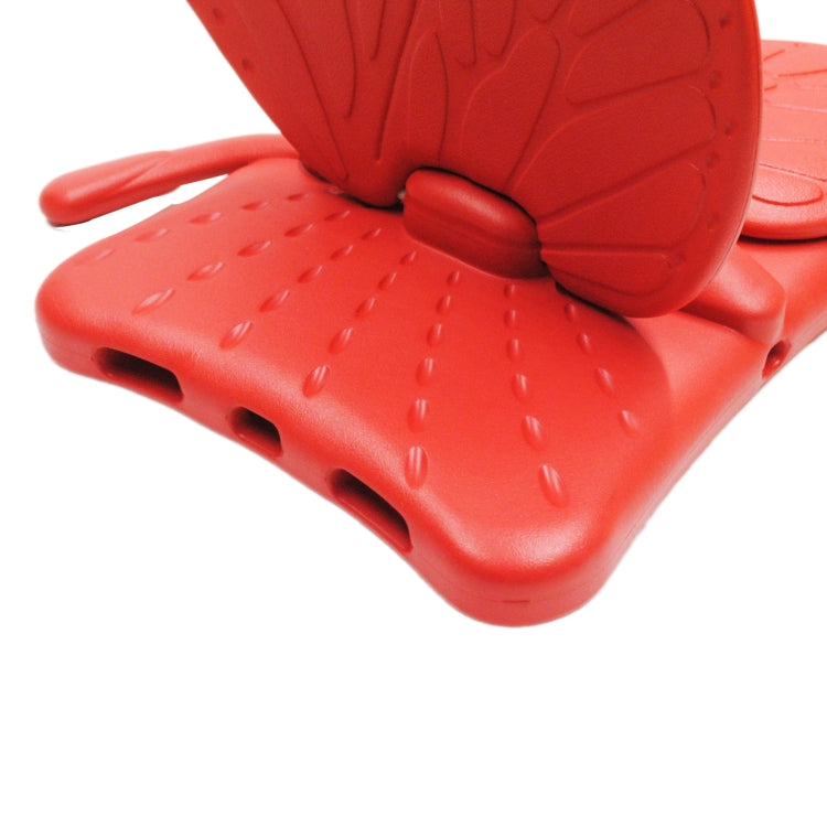For iPad 2025 / 2022 Butterfly Bracket Style EVA Children Shockproof Tablet Protective Case(Red) - iPad 2025 / 2022 Cases by buy2fix | Online Shopping UK | buy2fix