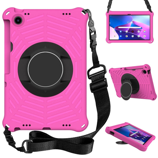 For Lenovo Tab M10 Plus 10.6 3rd Gen 2022 Spider King Silicone Protective Tablet Case(Rose Red) - Lenovo by buy2fix | Online Shopping UK | buy2fix