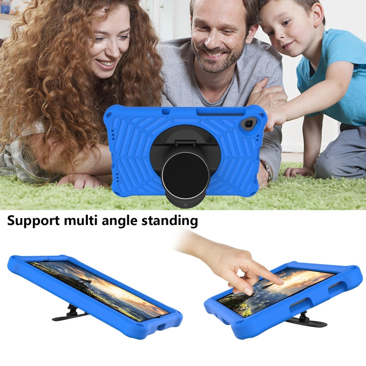 For Lenovo Tab K10 Spider King Silicone Protective Tablet Case(Blue) - Lenovo by buy2fix | Online Shopping UK | buy2fix