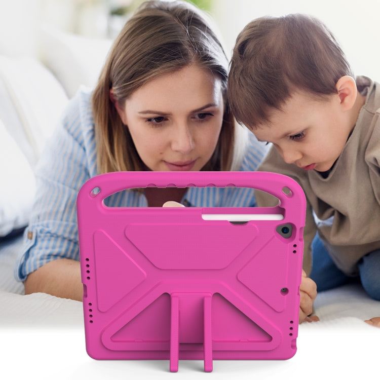 For iPad Air 3 / Pro 10.5 Handle EVA Shockproof Tablet Case with Holder(Rose Red) - iPad Pro 10.5 inch Cases by buy2fix | Online Shopping UK | buy2fix