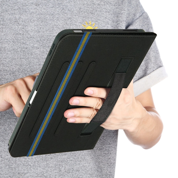 For iPad 2025 / 2022 Marble Pattern Stitching Leather Tablet Case(Black) - iPad 2025 / 2022 Cases by buy2fix | Online Shopping UK | buy2fix