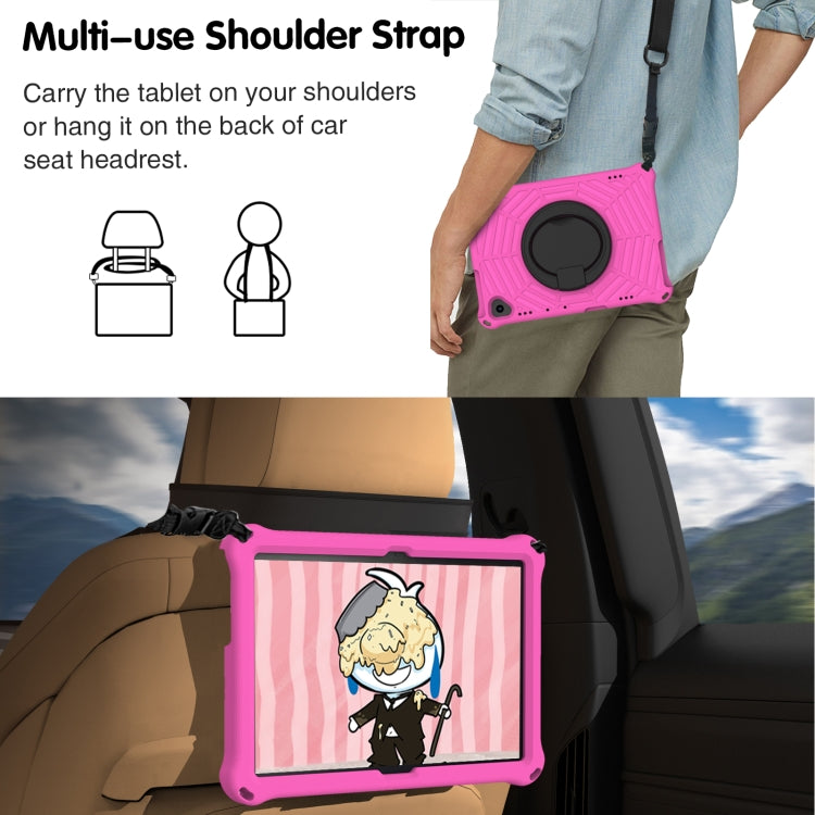 For Lenovo Tab M10 TB-X505F / TB-X605F 10.1 / M10 FHD REL TB-X605FC / TB-X605LC 10.1 Spider King Silicone Protective Tablet Case(Rose Red) - Lenovo by buy2fix | Online Shopping UK | buy2fix