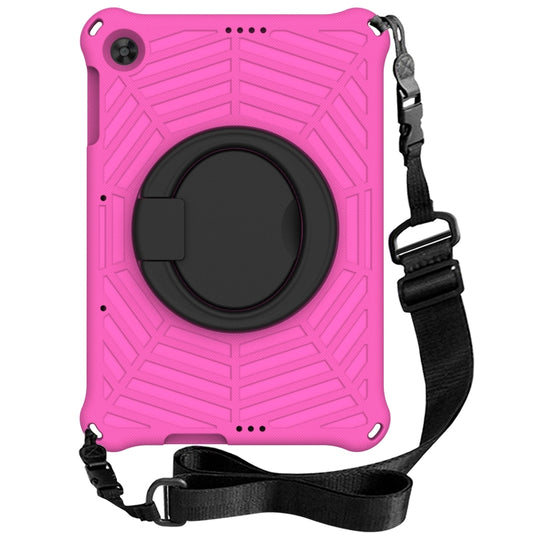 For Huawei MatePad T 10s Spider King Silicone Protective Tablet Case(Rose Red) - Huawei by buy2fix | Online Shopping UK | buy2fix