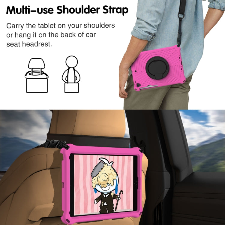 Spider King Silicone Protective Tablet Case For iPad 10.2 2021 / 2021 / 2019(Rose Red) - iPad 10.2 Cases by buy2fix | Online Shopping UK | buy2fix